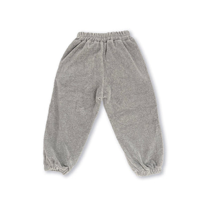 女童灰色棉长裤