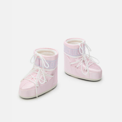 女士浅粉色"ICON LOW"短筒靴