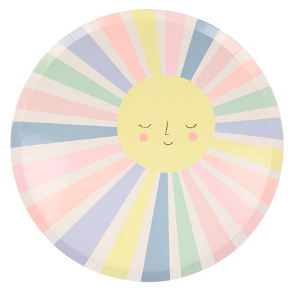 彩虹太阳晚餐盘 (12个装)