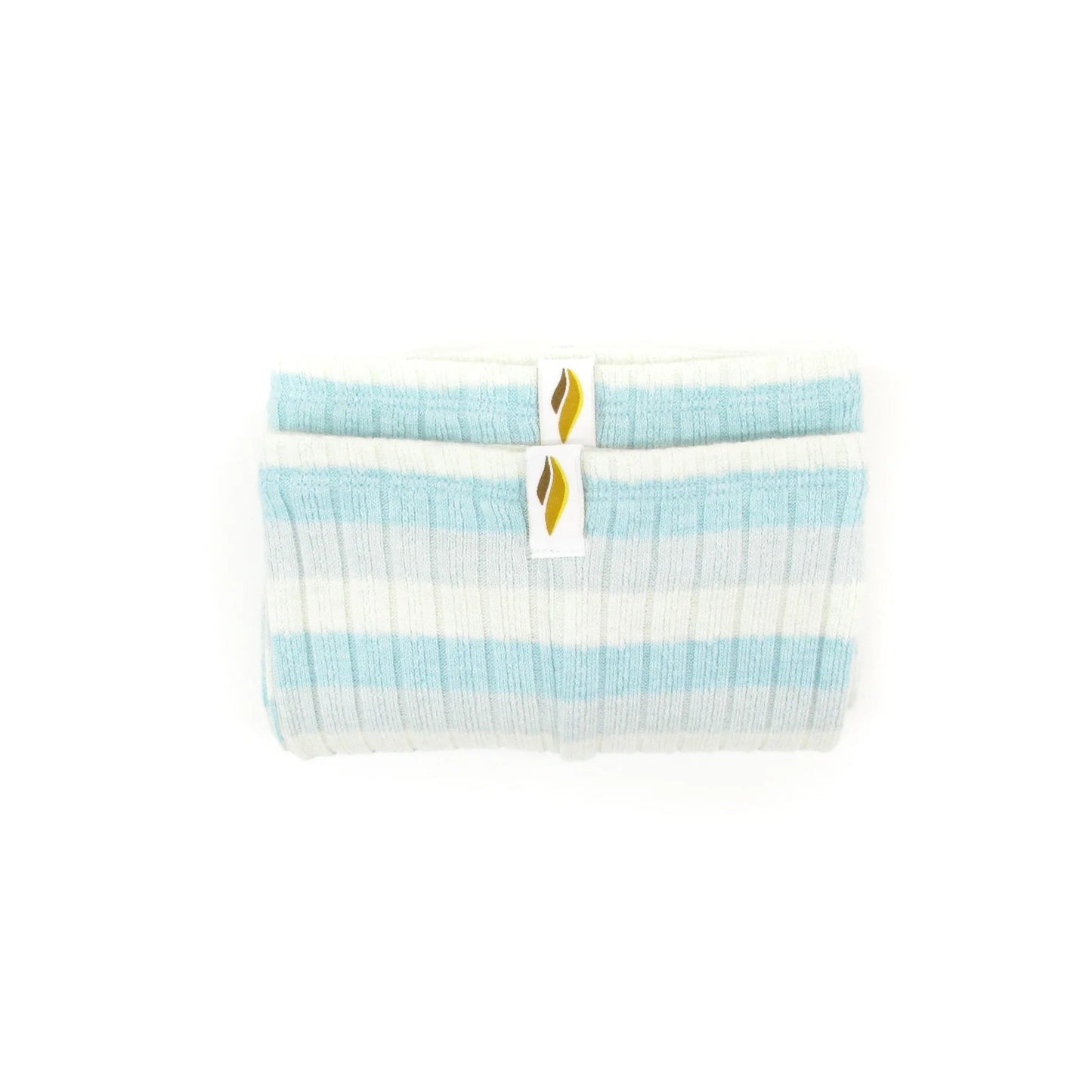 成人款浅蓝色条纹芭蕾舞护腿