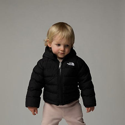 The North Face 婴儿双面 Perrito 连帽夹克（黑色）