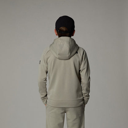 The North Face 男童 Mountain Athletics 全拉链连帽衫（米色）