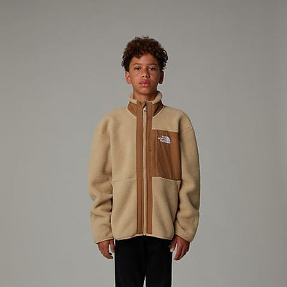The North Face 男童 Yumiori 羊毛全拉链夹克（米色）
