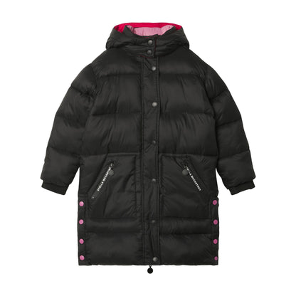 女童黑色Logo棉服