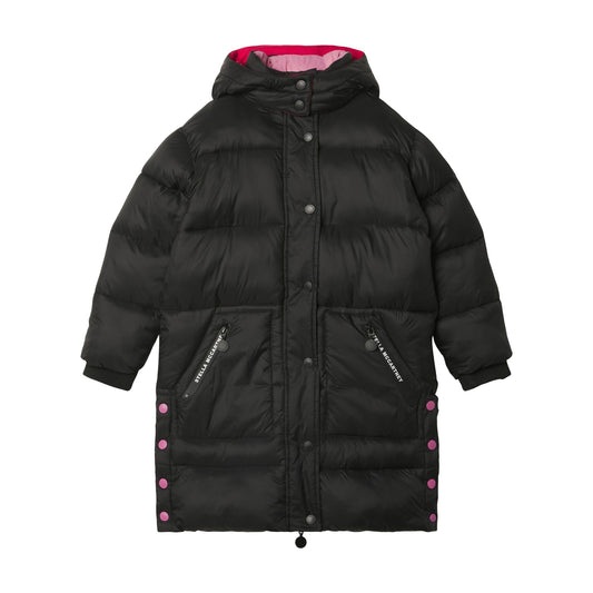 女童黑色Logo棉服