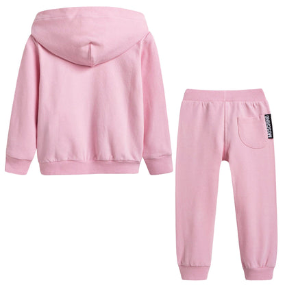 Baby Pink Cotton Toy Tracksuit