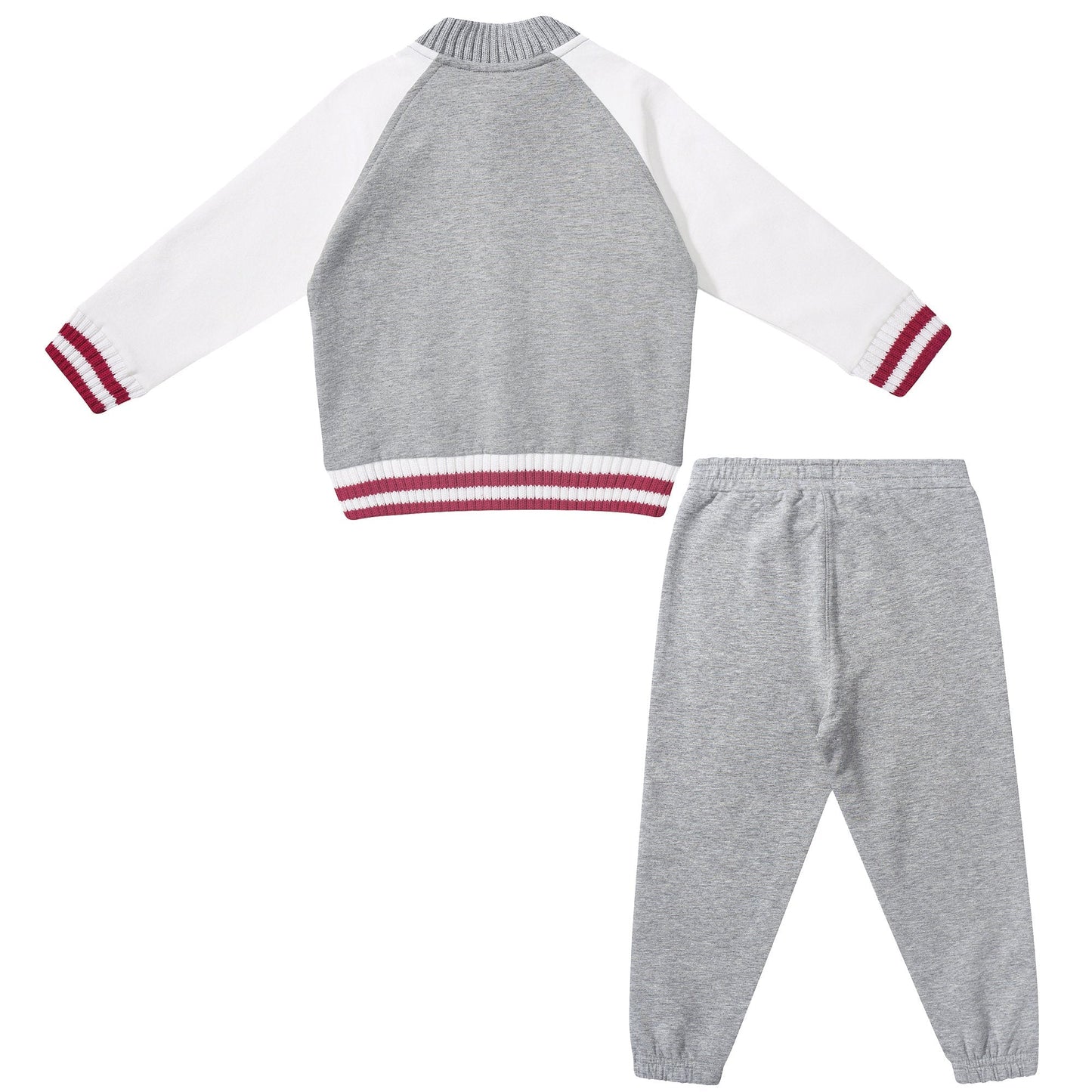Baby Grey Cotton  Jersey Tracksuit