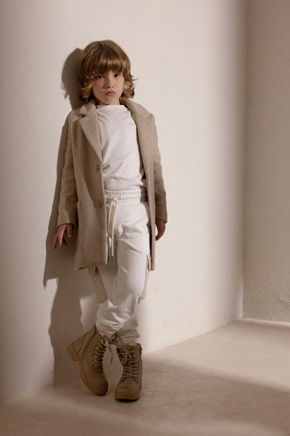 Trussardi Boys Hershel 象牙色运动衫