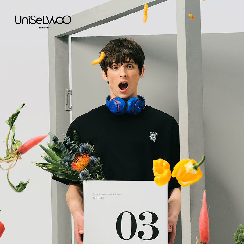 亲子款黑色三防短袖T恤