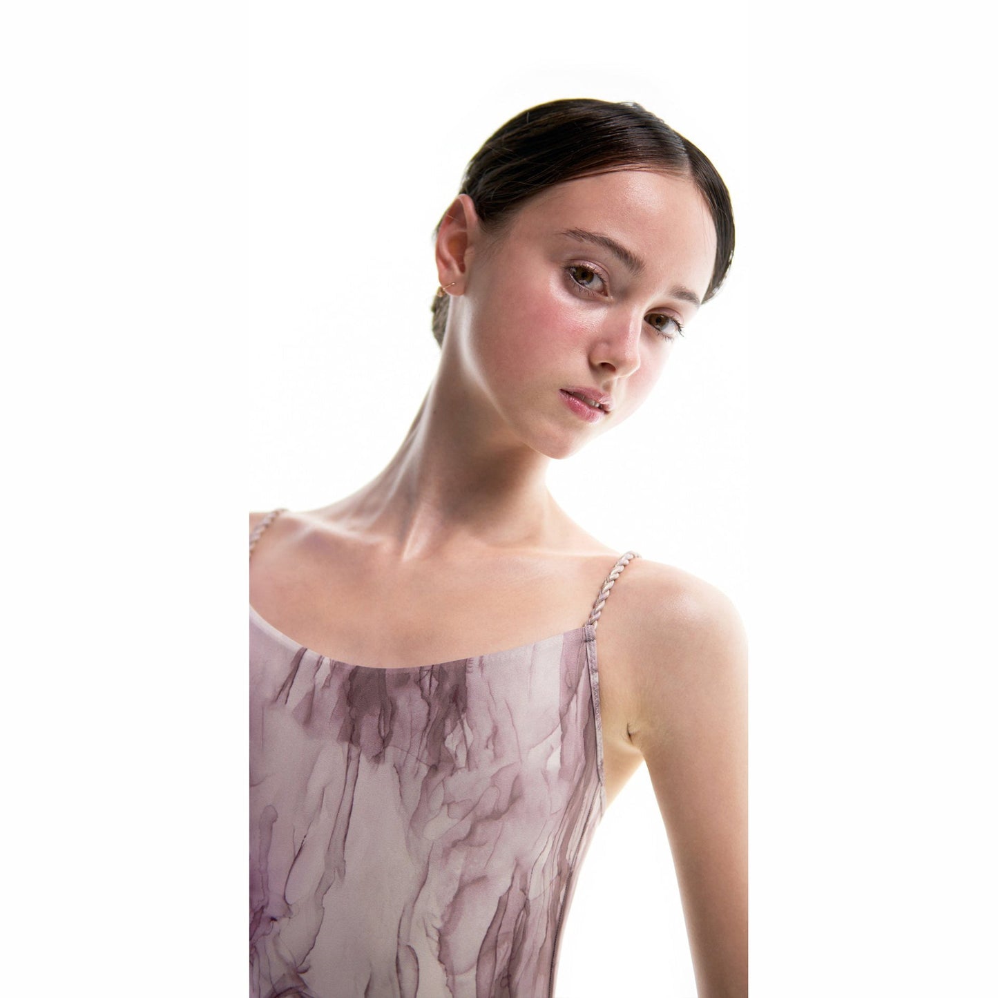 女士丁香紫芭蕾舞连体衣