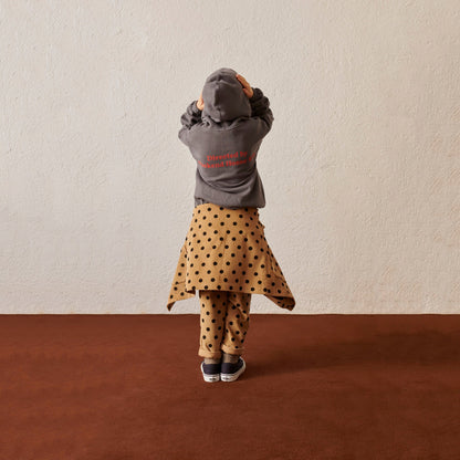 儿童灰色拉链上衣