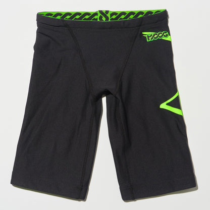 男童黑色Logo专业泳裤