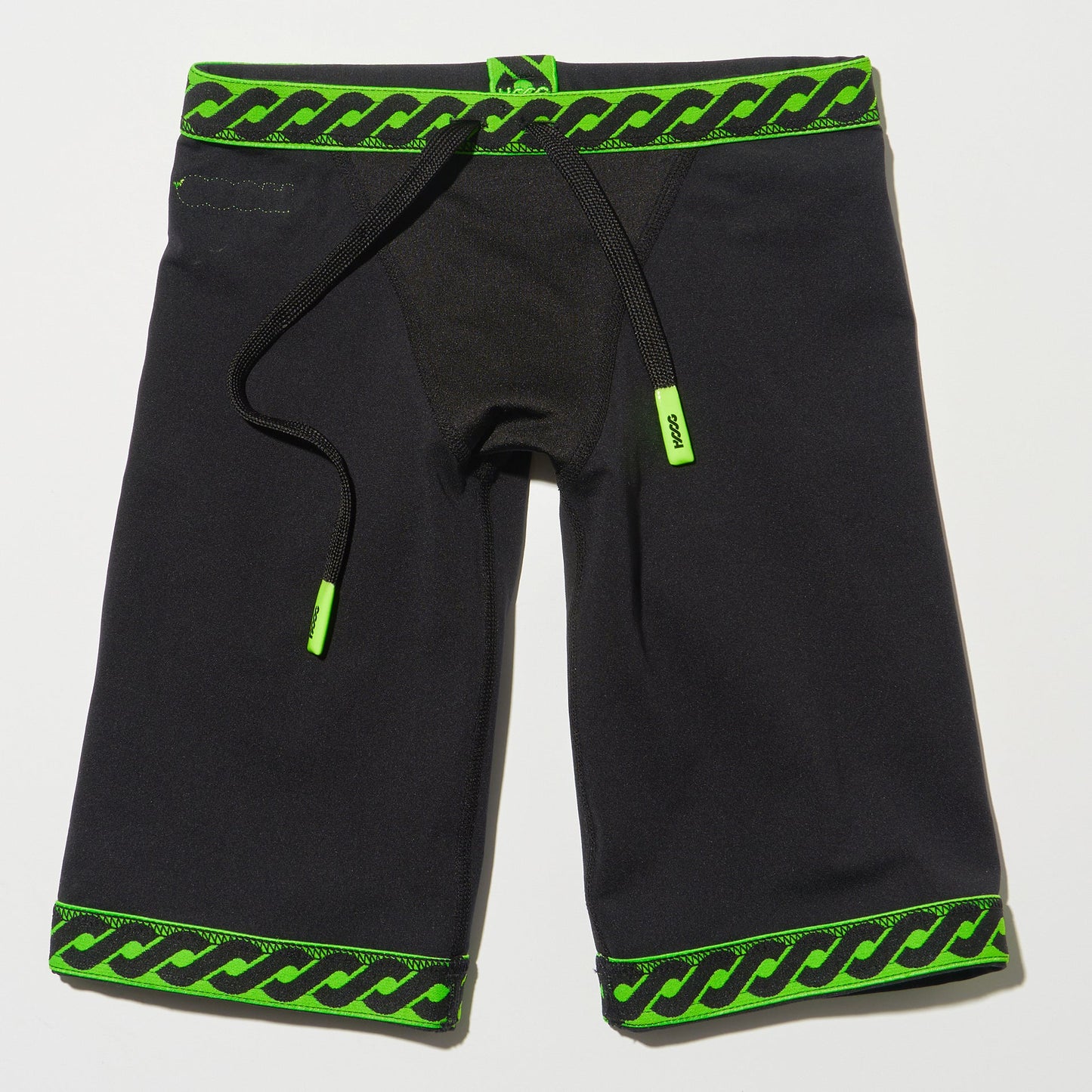 男童黑色Logo专业泳裤