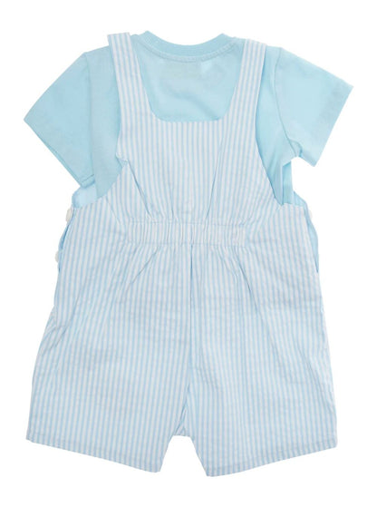 T-SHIRT+ DUNGAREES
