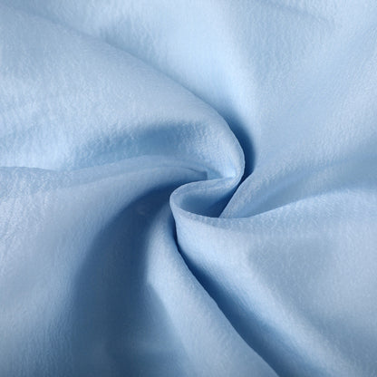 女童蓝色云朵露肩连衣裙