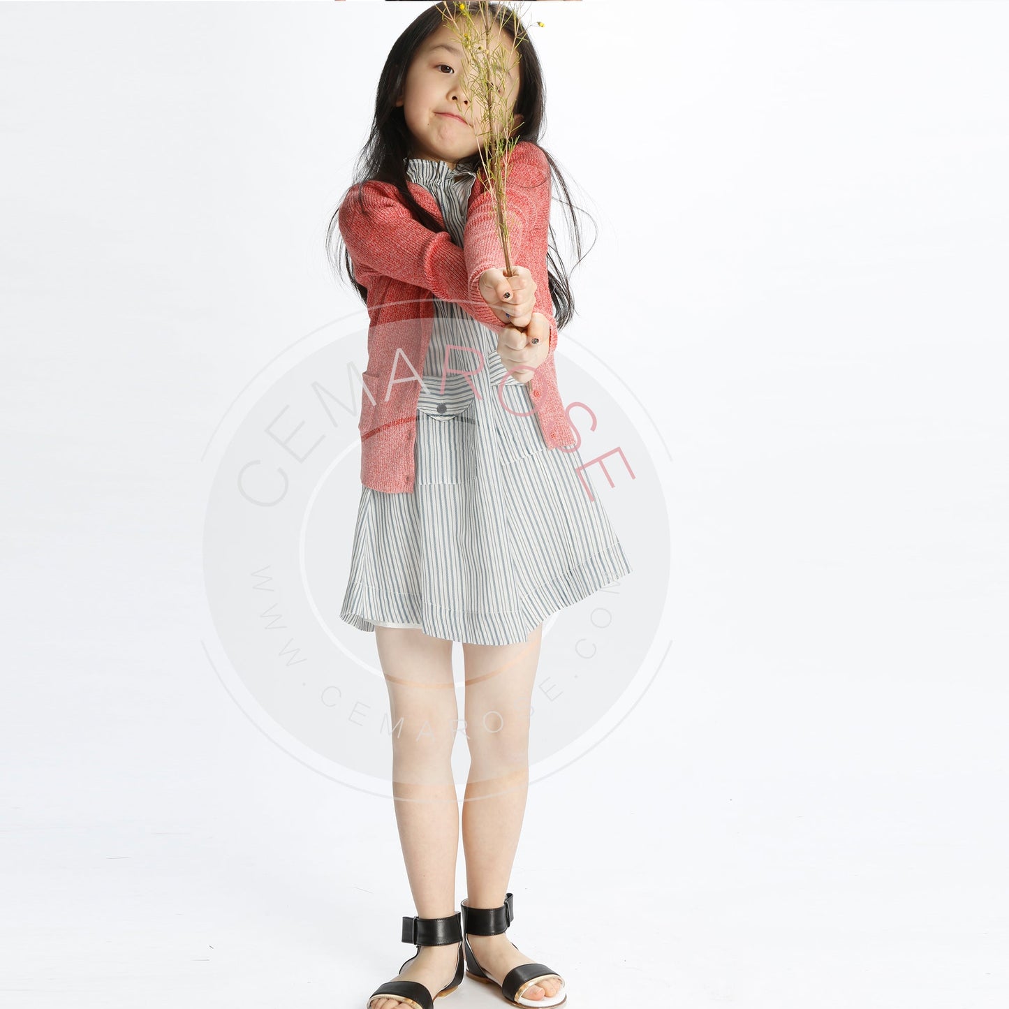 Girls Strawberry Knitwear Cardigan
