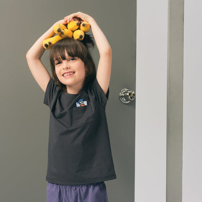 亲子款灰色速干短袖T恤