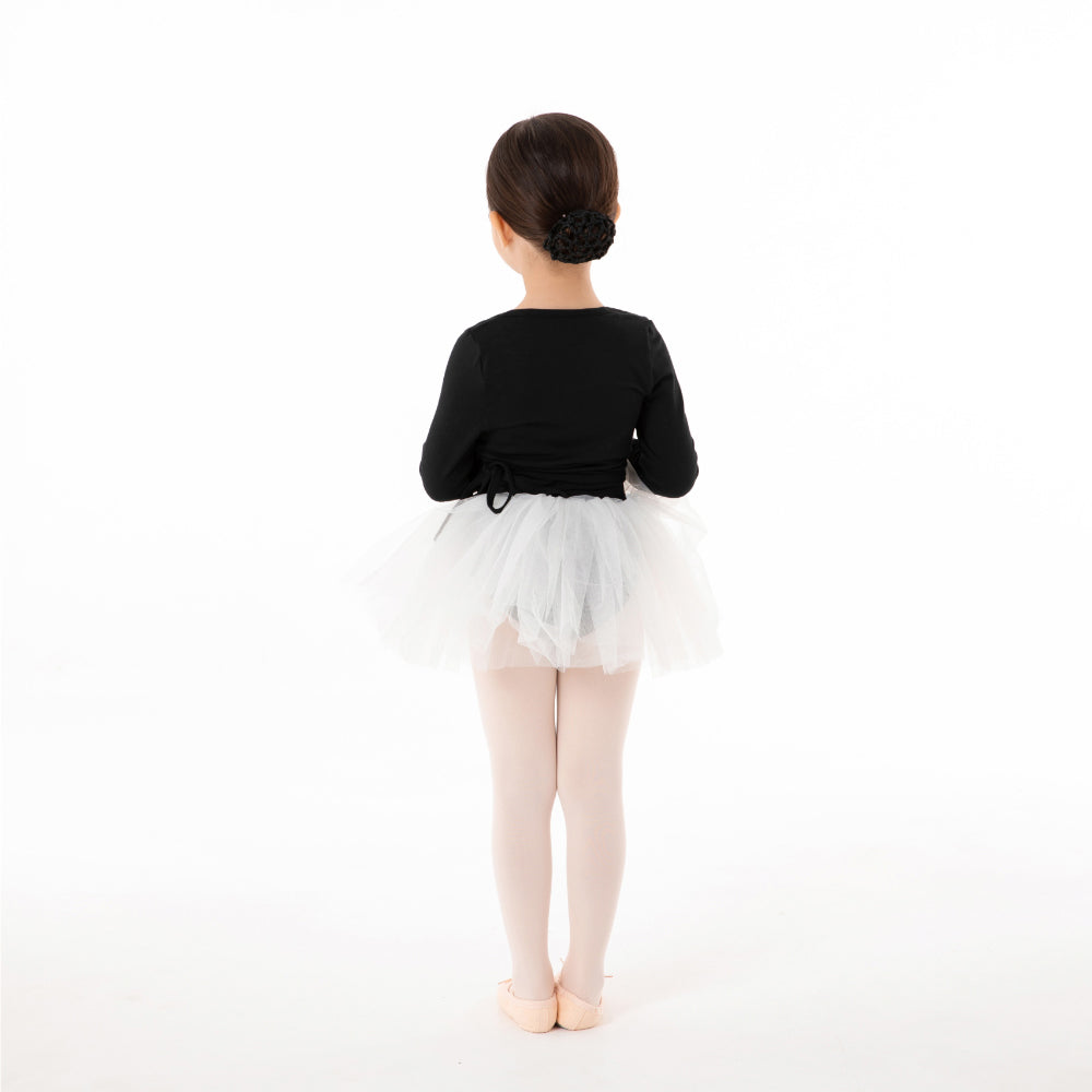 女童黑色芭蕾舞开衫