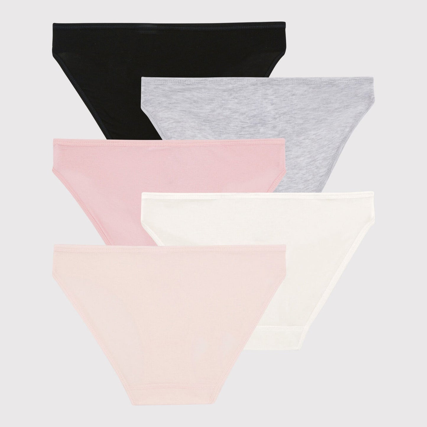 女士彩色棉内裤套装(5件)