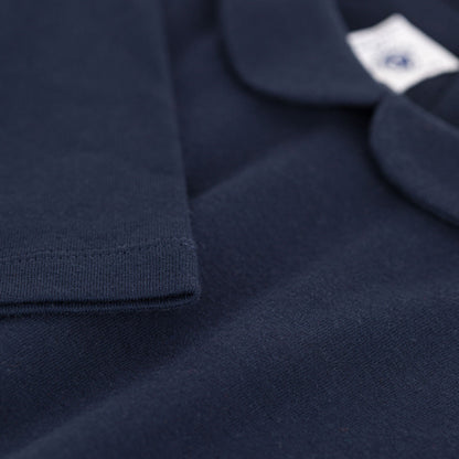 女童藏青色棉T恤