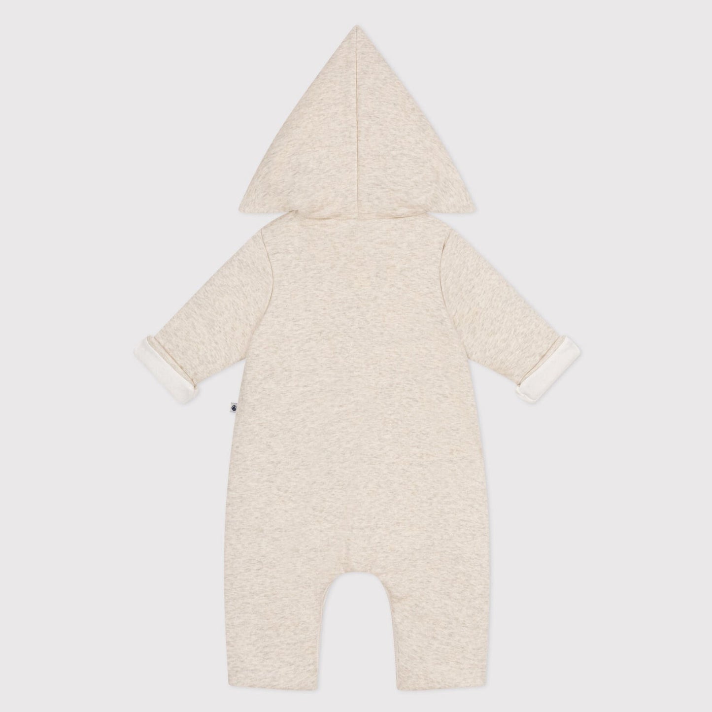 婴儿米色棉连体衣