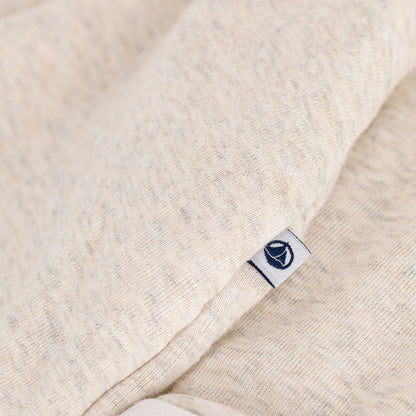 婴儿米色棉连体衣