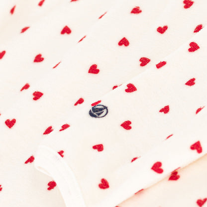 婴儿白色棉连体衣