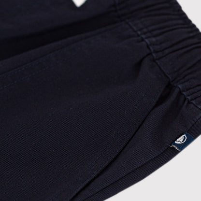 男童藏青色棉短裤