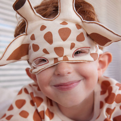 儿童棕色小鹿棉睡衣套装