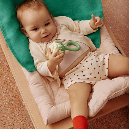 女婴白色棉套装(3件)