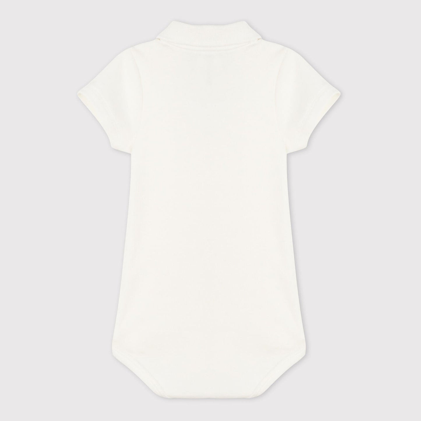 婴儿白色棉连体衣
