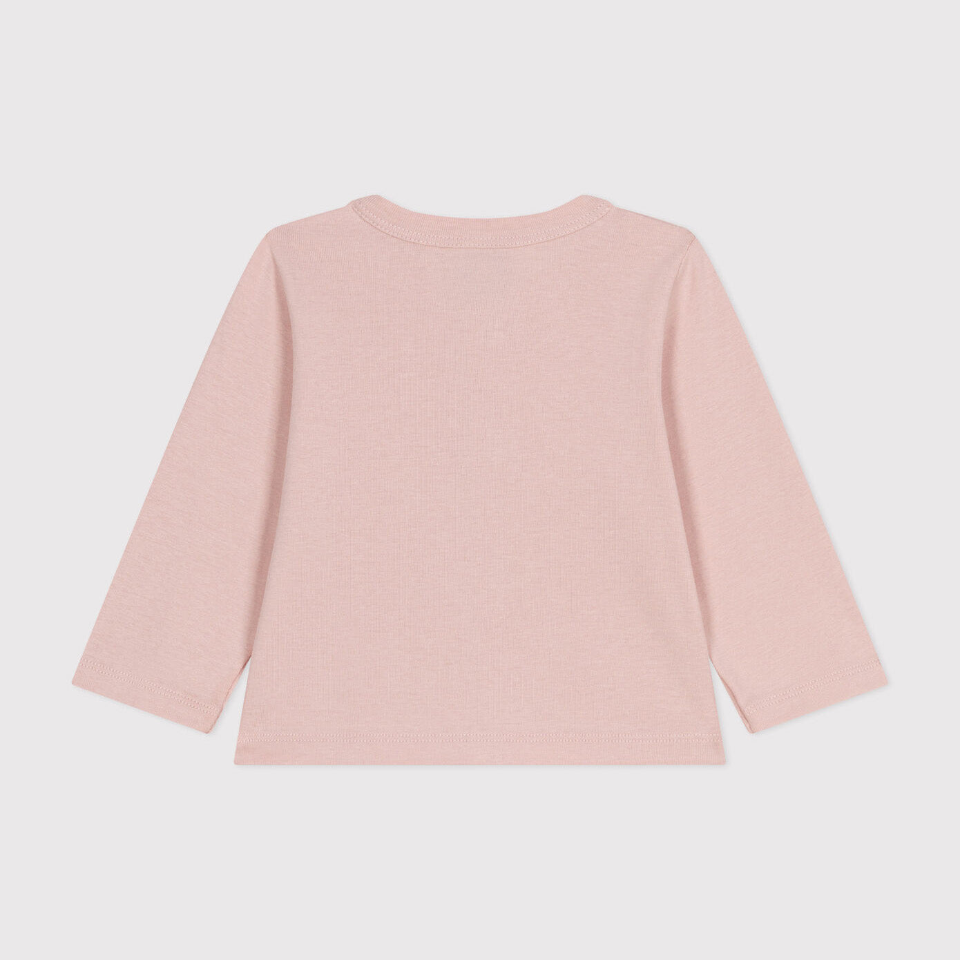 婴儿浅粉色棉开衫