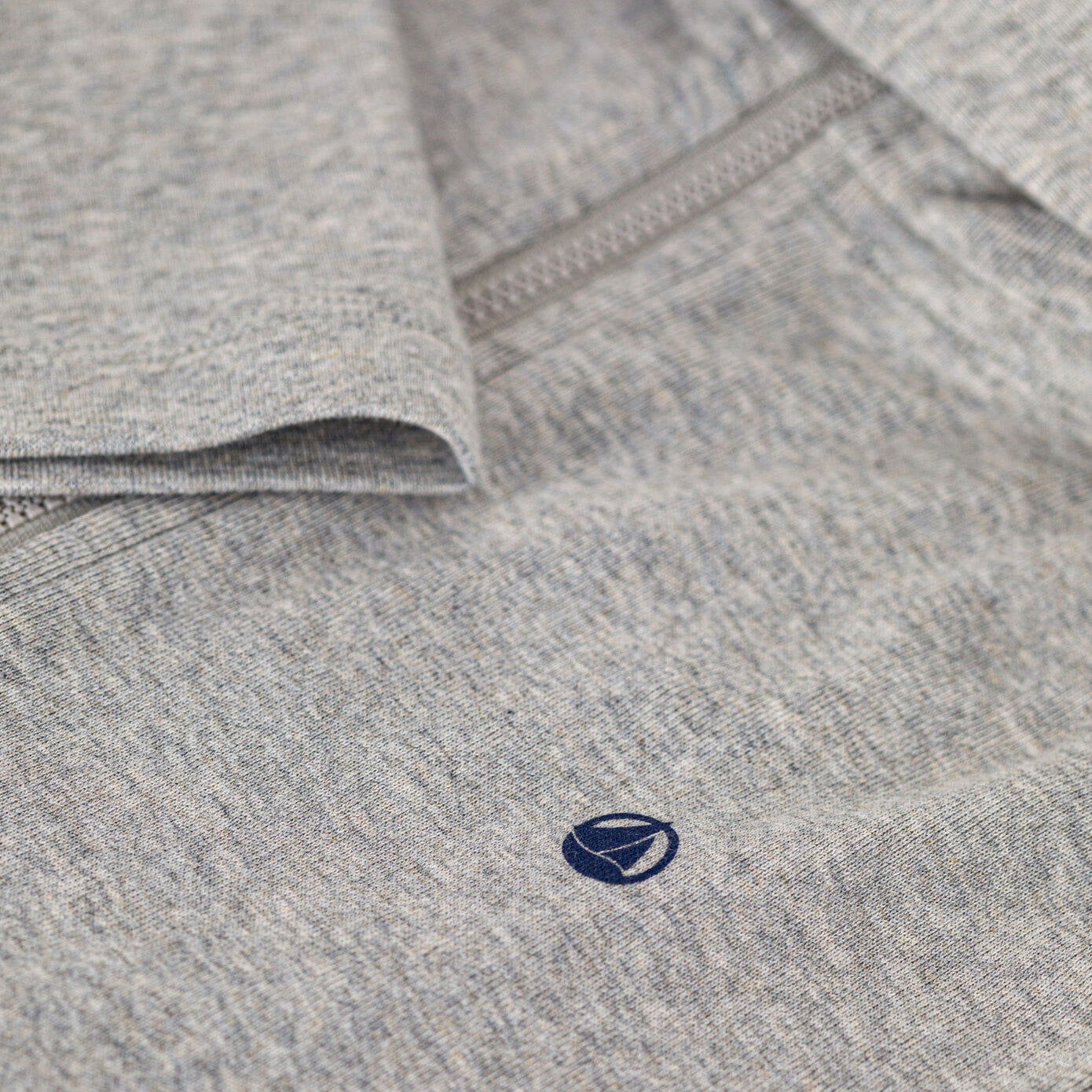 男童灰色棉拉链上衣