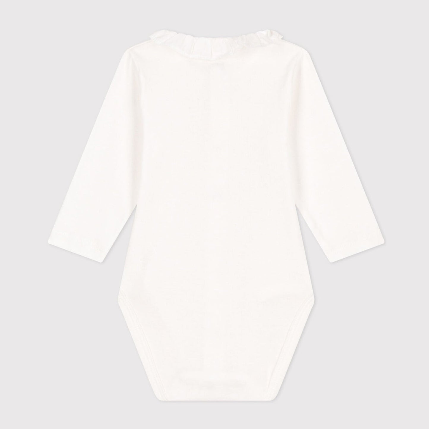 婴儿白色棉连体衣
