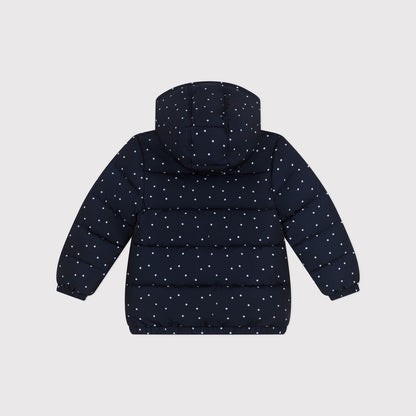 女童深蓝色星星棉服
