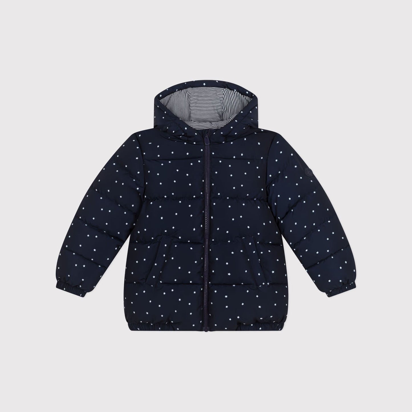 女童深蓝色星星棉服