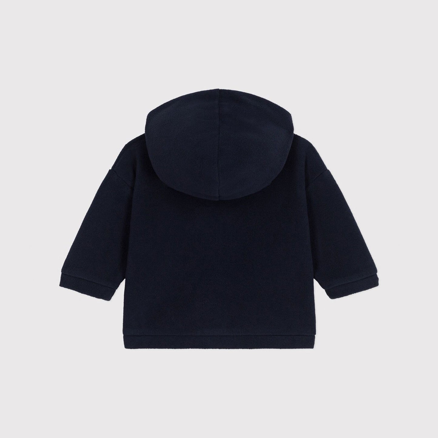 男婴藏青色抓绒夹克