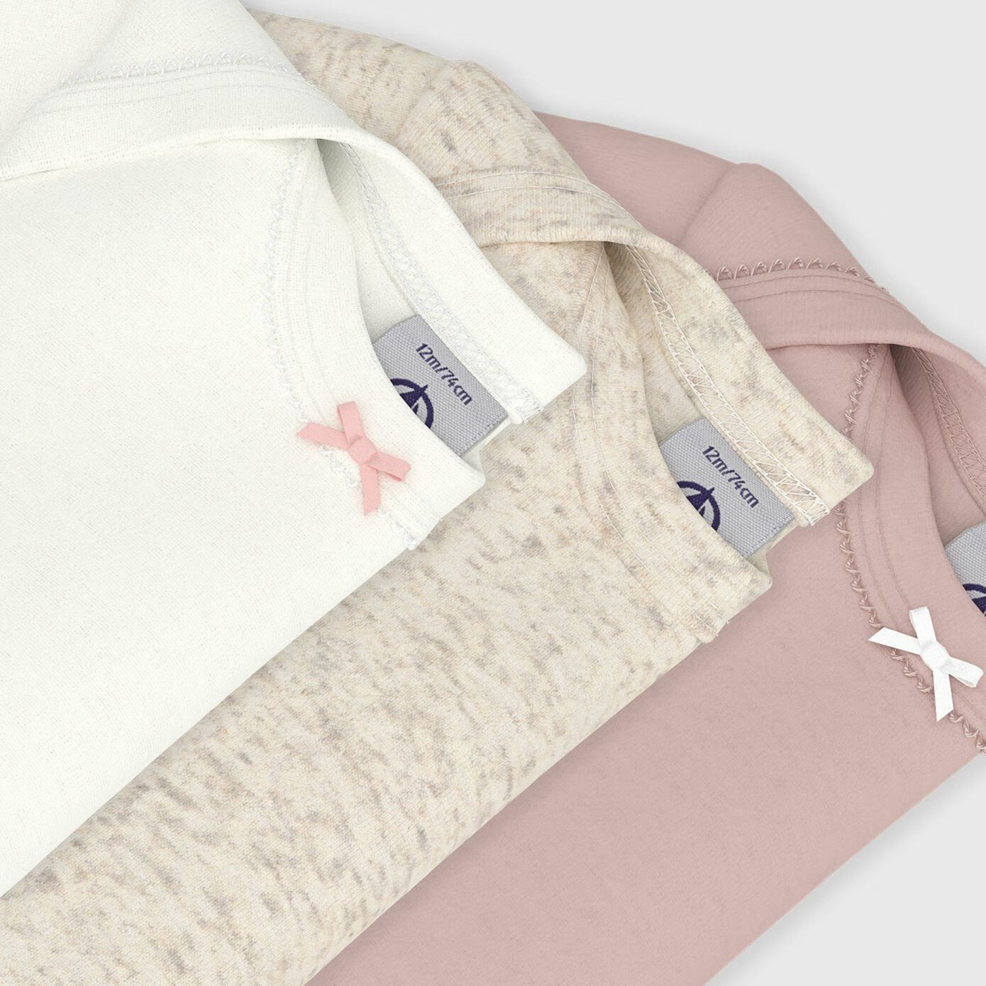 女婴三色棉内裤套装(3件)