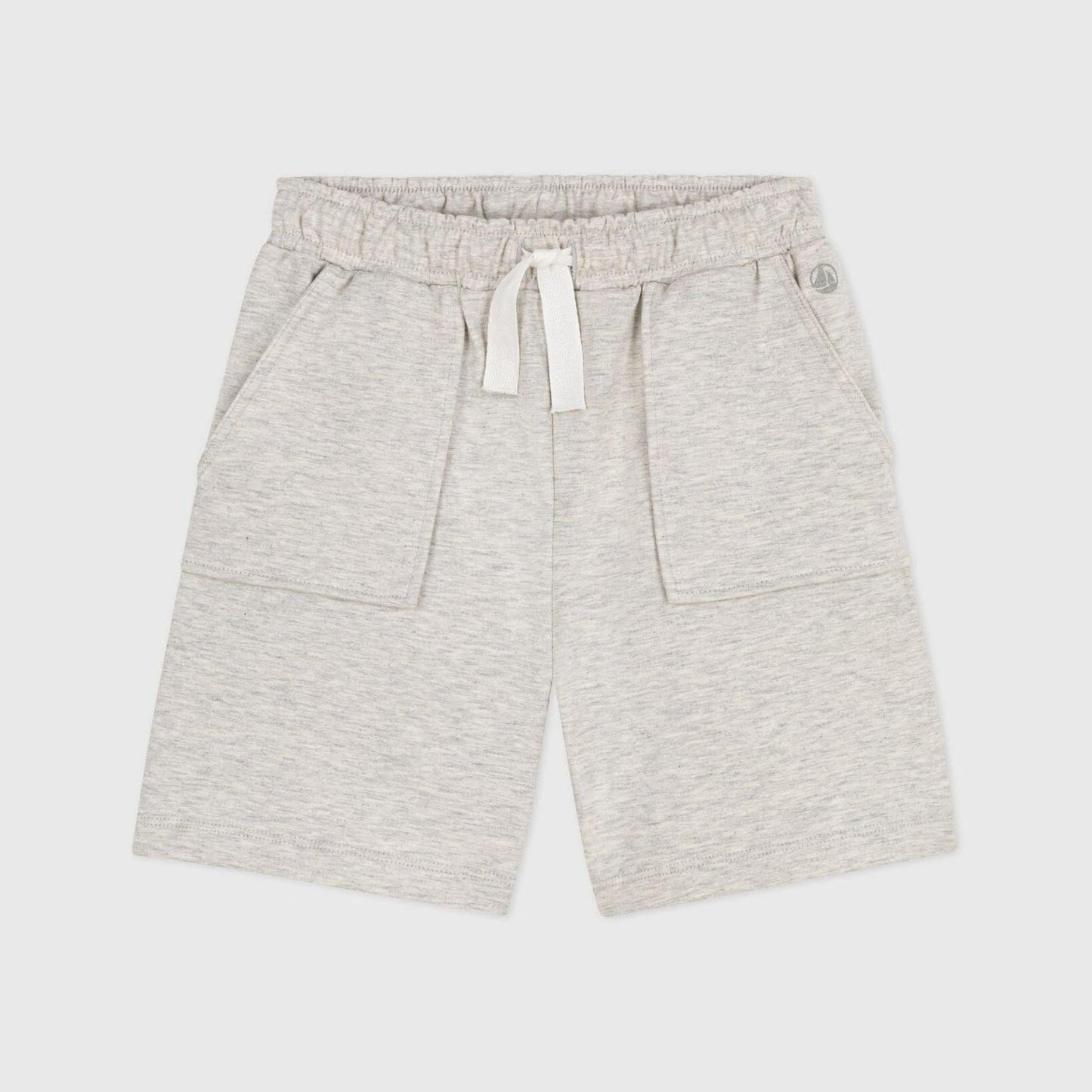男童浅灰色棉短裤