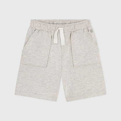 男童浅灰色棉短裤