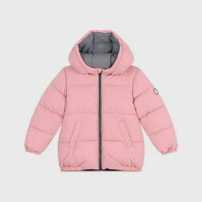 女童粉色棉服