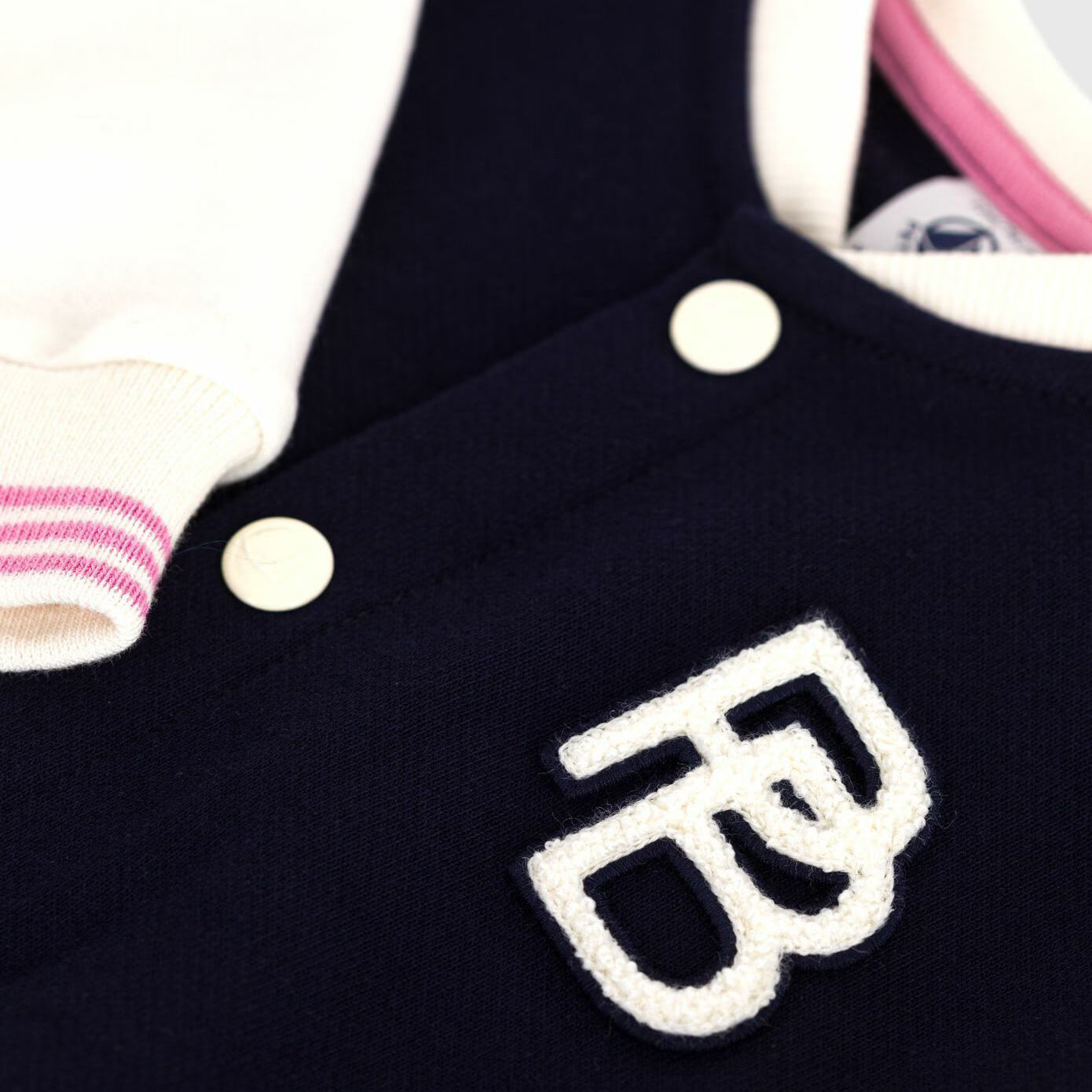 女婴藏青色棉夹克