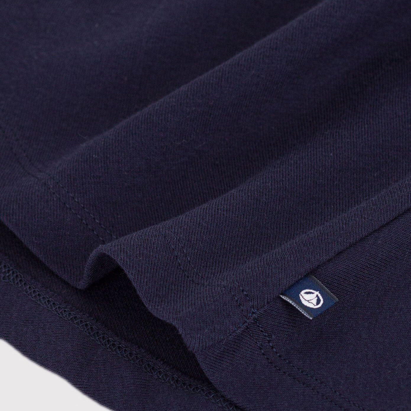 女童藏蓝色棉连衣裙