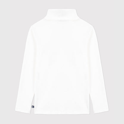 女童白色棉上衣