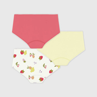 女童彩色棉内裤套装(3件)