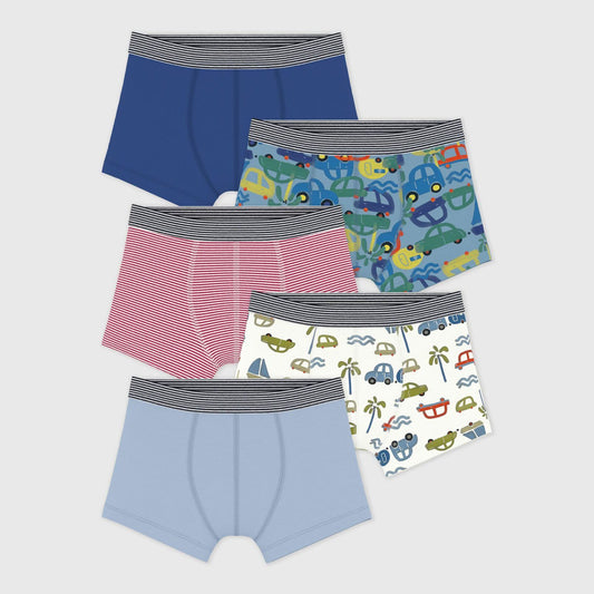 男童彩色棉内裤套装(5件)