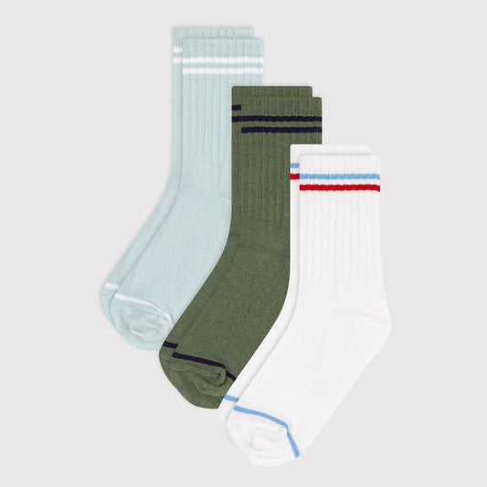 儿童彩色棉袜套装(3件)