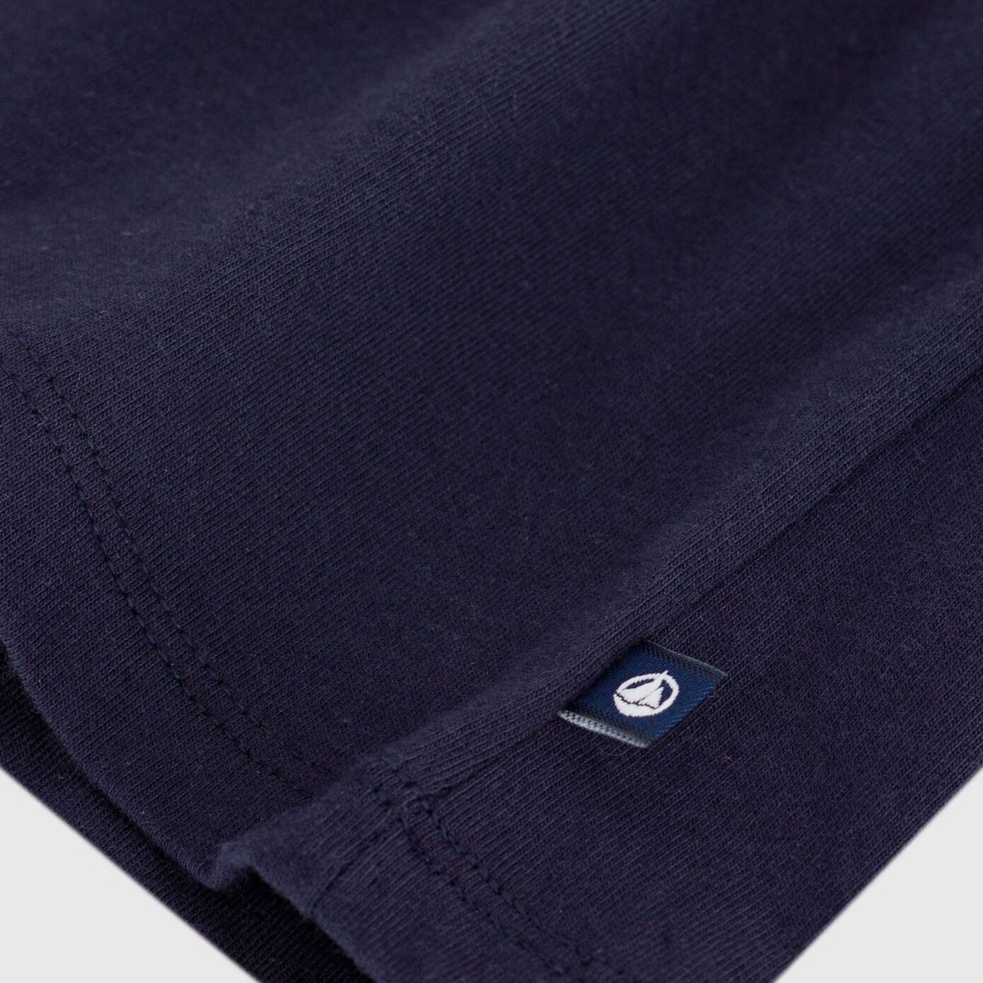 女婴藏青色棉连衣裙