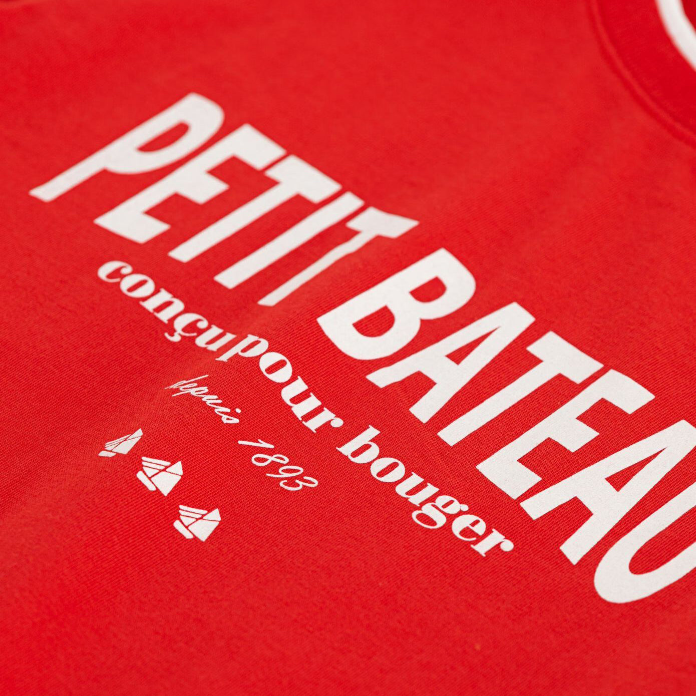 儿童红色Logo棉T恤