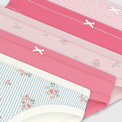 女童彩色棉内裤套装(5件)